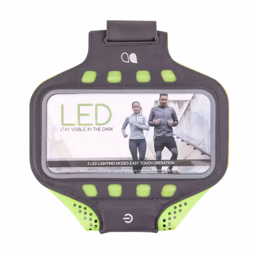 GEAR Sportarmband med LED Belysning Premium 6.5"