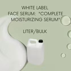 White Label Face Serum:  "Complete Moisturizing Serum" - Liter/Bulk