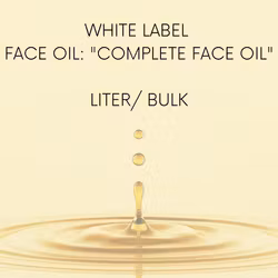 White Label Face Oil: "Complete face oil" - Liter/Bulk