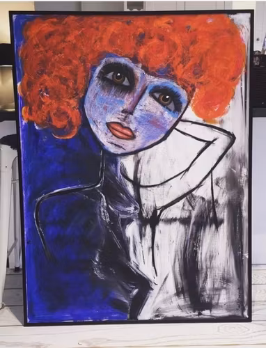 HUMAN DOLL originalmålning