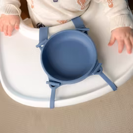 Måltidspaket tallrik & skål ink band - Buffo Blue