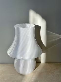 Large Murano Mushroom Table Lamp. 1970s.