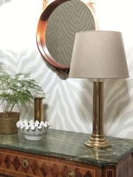 Bergboms Brass Table Lamp, model B-115. 1960's.