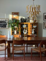 Amber Colored Murano Chandelier - Mazzega Style - XL