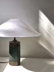 Carl Harry Stålhane Stoneware Table Lamp for Rörstrand. 1960s.