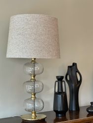 Stilarmatur Table Lamp in Clear Glass. 1960s.