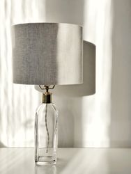 Orrefors Clear Glass Table Lamp RD-1406