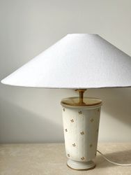 Wilhelm Kåge "Carrara" Ceramic Table Lamp by Gustavsberg. 1940s.