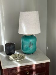 Wilhelm Kåge Table Lamp "Argenta" by Gustavsberg. 1940s.