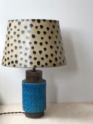 Bitossi Turquoise Ceramic Table Lamp