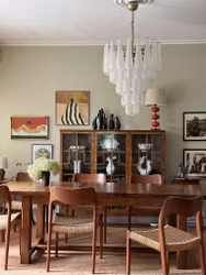 Large Murano Chandelier with DROP formed prisms