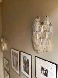 Murano Wall Lamp 'SEDICI'.