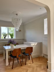 Murano Chandelier • DROP • medium • clear