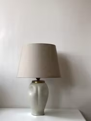Upsala-Ekeby Stoneware Table Lamp. 1940s.