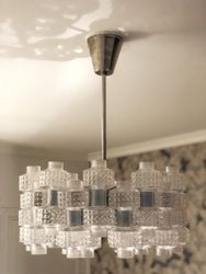 Orrefors Midcentury Chandelier 'Festival' by Gert Nyström