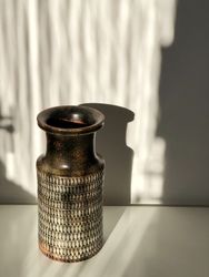 Stig Lindberg Stoneware Vase by Gustavsberg, 1950's
