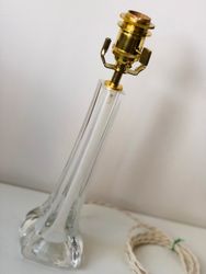Pair of Flygsfors white Mid-century Modern Table lamps by Paul Kedelv