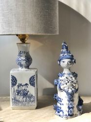 Björn Wiinblad Surreal Set Table Lamp and Figurine