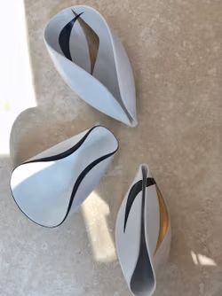 Stig Lindberg set of 'Veckla' Ceramic Vessels by Gustavsberg