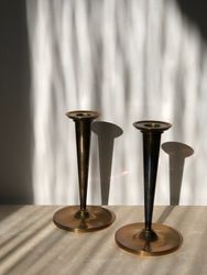 Arthur Pe KOLBÄCK set of Brass Candlesticks