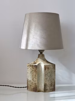 Søholm Speckled Ceramic Table Lamp model 1219 by Haico Nietzsche. 1970s.
