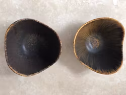 Gunnar Nylund set 'ASH' Ceramic Bowls for Rörstrand