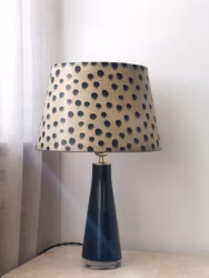 Orrefors Table Lamp Black Thick Glass