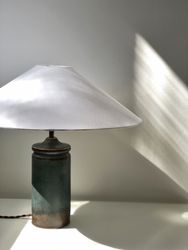 Carl Harry Stålhane Stoneware Table Lamp for Rörstrand. 1960s.