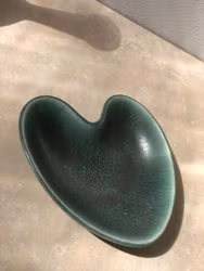 Gunnar Nylund Heart Plate. 1950s.