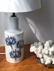 Ceramic Table Lamp by Kaj Lange for Fog & Morup / Royal Copenhagen