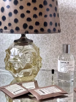 Yellow Colored Glass Table Lamp, Swedish 1970s.