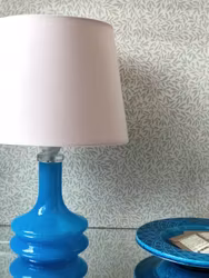 Fagerhult Turqoise Glass Table Lamp by Gert Nyström