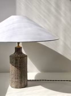 Upsala-Ekeby Table Lamp "Senegal" by Mari Simmulson. 1950s.