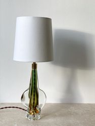 Italian Modern Murano Glass Table Lamp. 1970s.