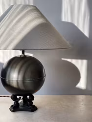 Nilsson & Johansson Art Deco Table Lamp in Bronze. 1930s.