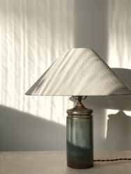 Carl Harry Stålhane Stoneware Table Lamp for Rörstrand. 1960s.