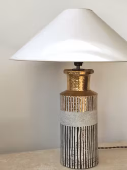 Bitossi for Bergboms Scandi Modern Ceramic Table Lamp. 60s.