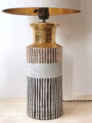 Bitossi for Bergboms Scandi Modern Ceramic Table Lamp. 60s.