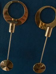 Set of two Wall-Fixed Candlestick by Kolbäck, Sweden.