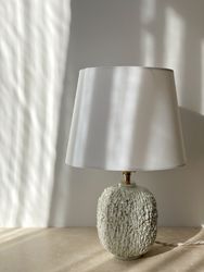 Gunnar Nylund "Chamotte" Table Lamp for Rörstrand