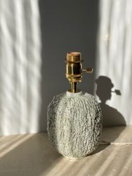 Gunnar Nylund "Chamotte" Table Lamp for Rörstrand