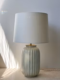 Upsala-Ekeby Art Deco Ceramic Table Lamp. 1940s.