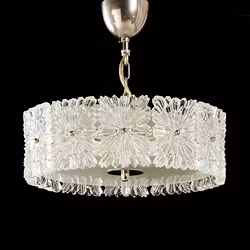 Orrefors Flower Prisms Pendant Lamp