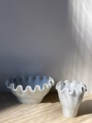 Wilhelm Kåge set of two Bowls 'Våga' by Gustavsberg. 50's.