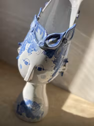 Björn Wiinblad Face Vase Eva. 1980s.