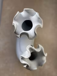 Wilhelm Kåge Vase 'Våga' by Gustavsberg. 1950s.