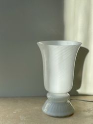 Murano Bell Formed Mushroom Table Lamp. 1970s.
