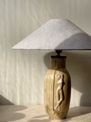 Upsala-Ekeby Art Deco Ceramic Table Lamp. 1940s.