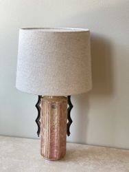 Upsala-Ekeby Art Deco Stoneware Table Lamp. 1930s.