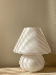 Large Murano Mushroom Table Lamp, 1970s.